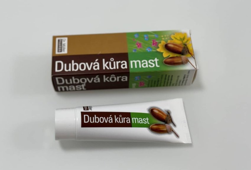 Dubová kôra masť na hemoroidy