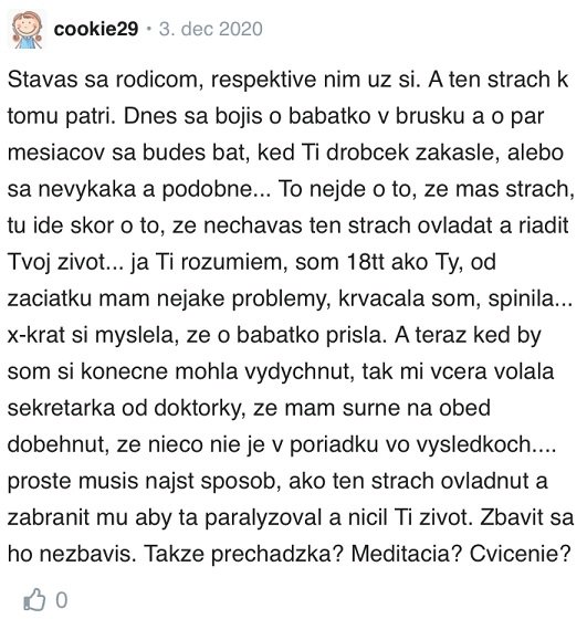 18. týždeň tehotenstva skúsenosti Modrykonik
