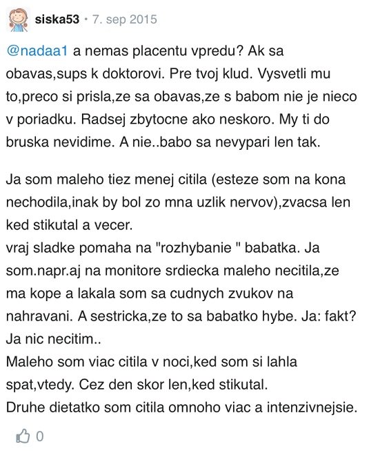 28. týždeň tehotenstva diskusia Modrykonik