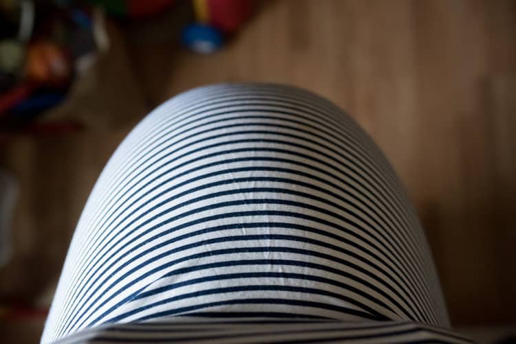 38. týždeň tehotenstva veľkosť bruška