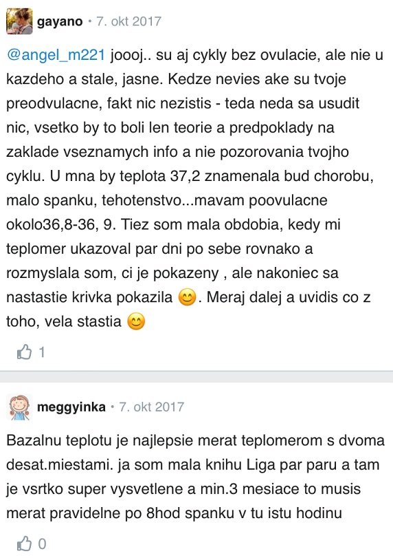 Bazálna teplota diskusia Modrykonik
