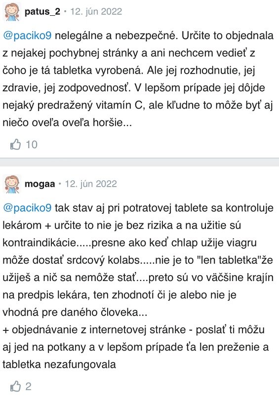 Potratová tabletka – skúsenosti Modrykonik