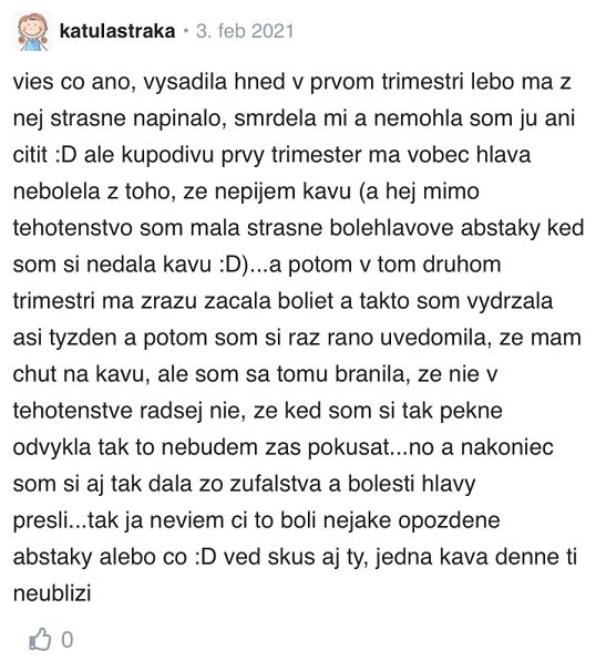 Čo na bolesť hlavy v tehotenstve? diskusia Modrykonik