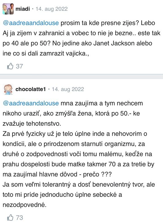 Môže žena otehotnieť v 50-ke? skúsenosti