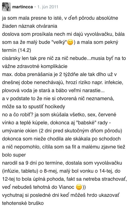 Prečo sa žena neotvára pri pôrode? skúsenosti Modrykonik
