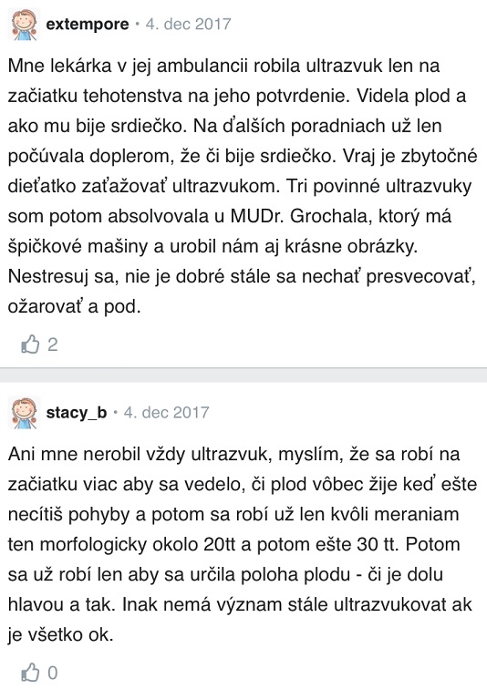 Vyšetrenia v tehotenstve skúsenosti Modrykonik
